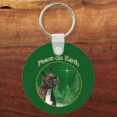 Boxer Peace Sleutelhanger (Achterkant)
