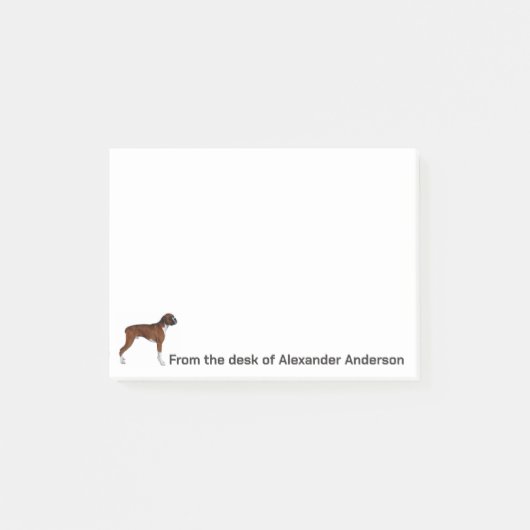 Boxer personaliseren notities post-it® notes (Voorkant)