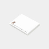 Boxer personaliseren post-it® notes (Schuin)