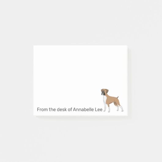 Boxer personaliseren post-it® notes (Voorkant)