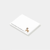 Boxer personaliseren post-it® notes (Schuin)