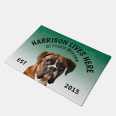 Boxer Persoonlijk Hondenliefhebber Doormat Deurmat (Schuin)