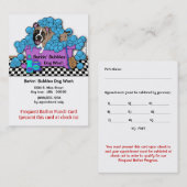 Boxer Pet Grooming Frequent Bather Punch Card Klantenkaartje (Voorkant / Achterkant)