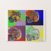 Boxer Photo Puzzle met Gift Box Legpuzzel (Horizontaal)