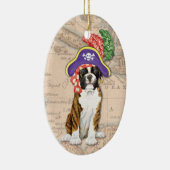 Boxer Pirate Keramisch Ornament (Rechts)