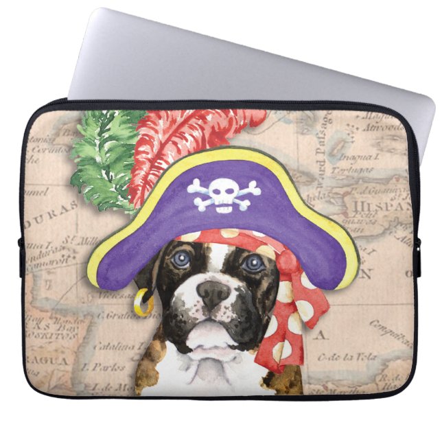 Boxer Pirate Laptop Sleeve (Voorkant)