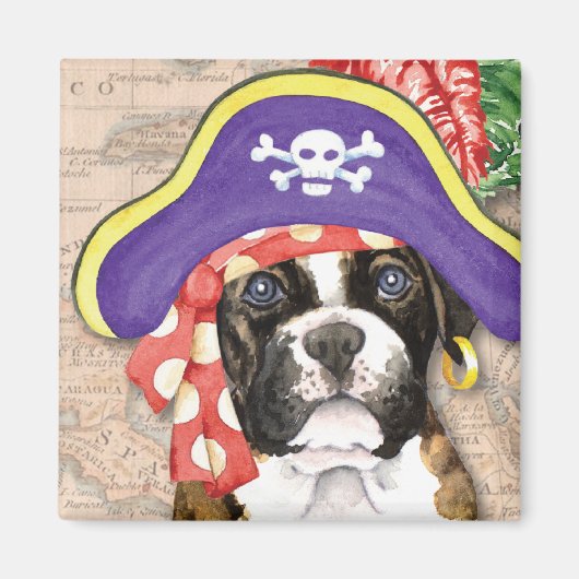Boxer Pirate Magneet (Voorkant)