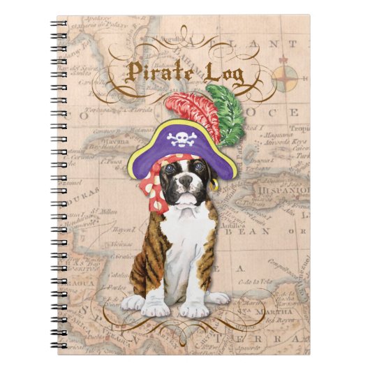 Boxer Pirate Notitieboek (Voorkant)