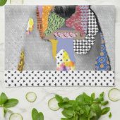 Boxer Portrait Theedoek (Gevouwen)