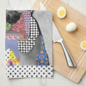 Boxer Portrait Theedoek (Quarter Fold)