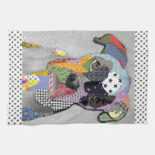 Boxer Portrait Theedoek (Horizontaal)