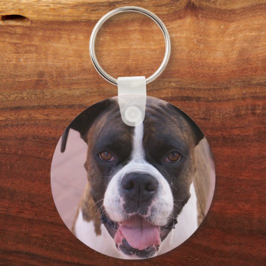 Boxer Pup Sleutelhanger (Voorkant)