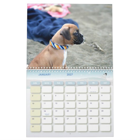 Boxer Puppies 2011 Agenda Kalender (Jan 2027)