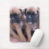 Boxer puppies mousepad muismat (Met muis)