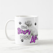 Boxer Puppies - White Boxer Dog Koffiemok (Links)