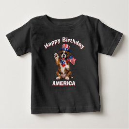 Boxer Puppy (2e) Patriottische Kinder T-Shirt