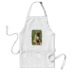 Boxer Puppy Apron Standaard Schort