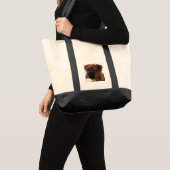 Boxer puppy canvas tas (Voorkant (product))