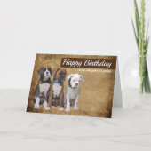 Boxer Puppy Dog Kaarten - Gepersonaliseerde Verjaa (Voorkant)