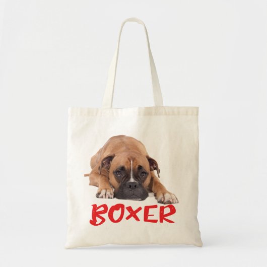 Boxer Puppy Dog Red Boxers Red Love Tote Bag (Voorkant)