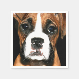 Boxer puppy dog servet