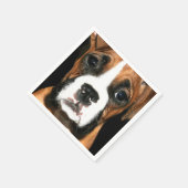 Boxer puppy dog servet (Hoek)