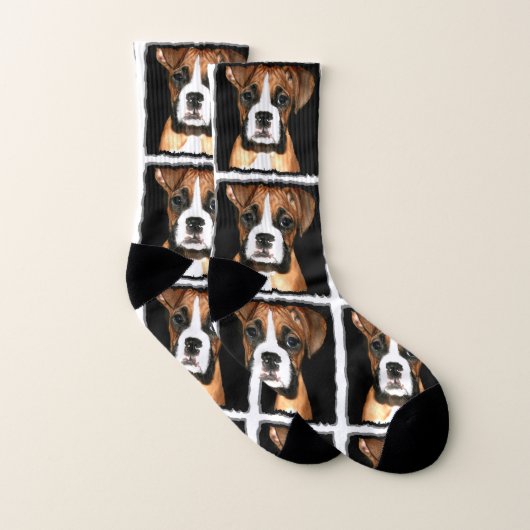 Boxer puppy dog sokken (Paar)