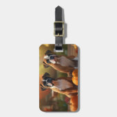 Boxer Puppy Herfst Delight Pompoen Bagagelabel (Voorkant verticaal)