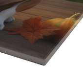 Boxer Puppy Herfst Delight Pompoen Snijplank (Hoek)