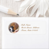 Boxer Puppy Hond Mailing Labels (Insitu)