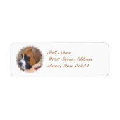 Boxer Puppy Hond Mailing Labels (Voorkant)
