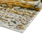 Boxer Puppy Hond Water Kleur Olieverf Kunst Snijplank (Hoek)