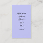 Boxer puppy in visitekaartjes aan de avond (Achterkant)