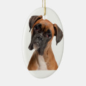 Boxer Puppy Keramisch Ornament (Rechts)