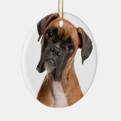 Boxer Puppy Keramisch Ornament (Rechts)