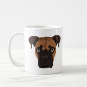 Boxer Puppy Koffiemok (Links)