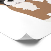 Boxer Puppy Kwekerij & Kinder Decor Poster (Hoek)