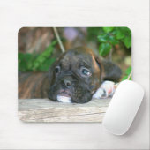 Boxer puppy mousepad muismat (Met muis)
