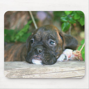 Boxer puppy mousepad muismat