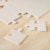 Boxer puppy on ivory cream backdrop. legpuzzel (Zijkant)