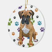 Boxer Puppy Ornament (Links)