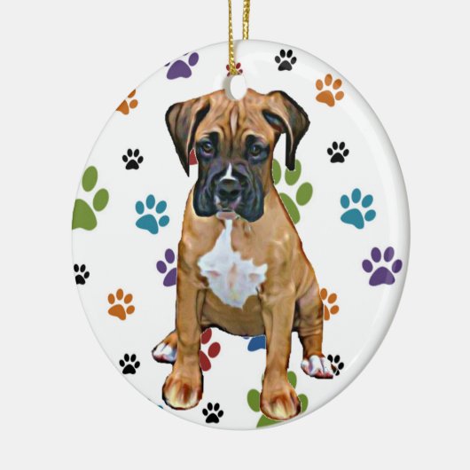 Boxer Puppy Ornament (Links)