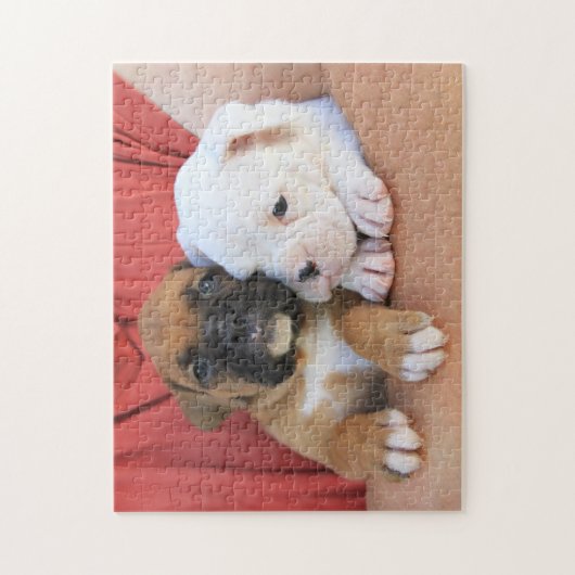 Boxer Puppy Puzzle Legpuzzel (Verticaal)