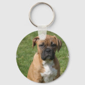 Boxer Puppy Sleutelhanger (Voorkant)