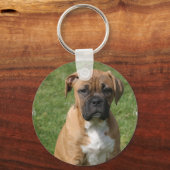 Boxer Puppy Sleutelhanger (Voorkant)