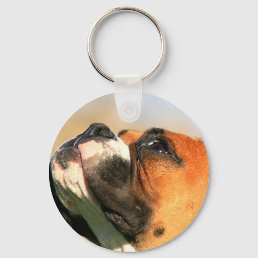 Boxer Puppy sleutelhanger (Voorkant)