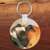 Boxer Puppy sleutelhanger (Voorkant)