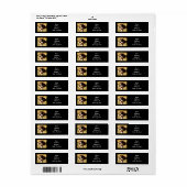 Boxer puppy verzendlabels etiket (Full Sheet)