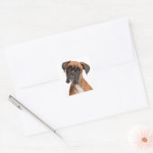 Boxer Puppy Vierkante Sticker (Envelop)