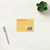Boxer Puppy "We moeten praten" Opmerkingen Post-it® Notes (Kantoor)
